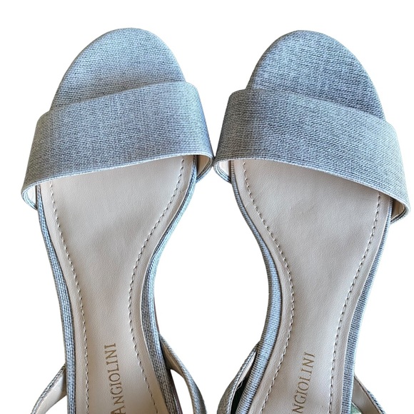 Enzo Angiolini NWT Grey Strappy Sandals 6.5 - Picture 11 of 12